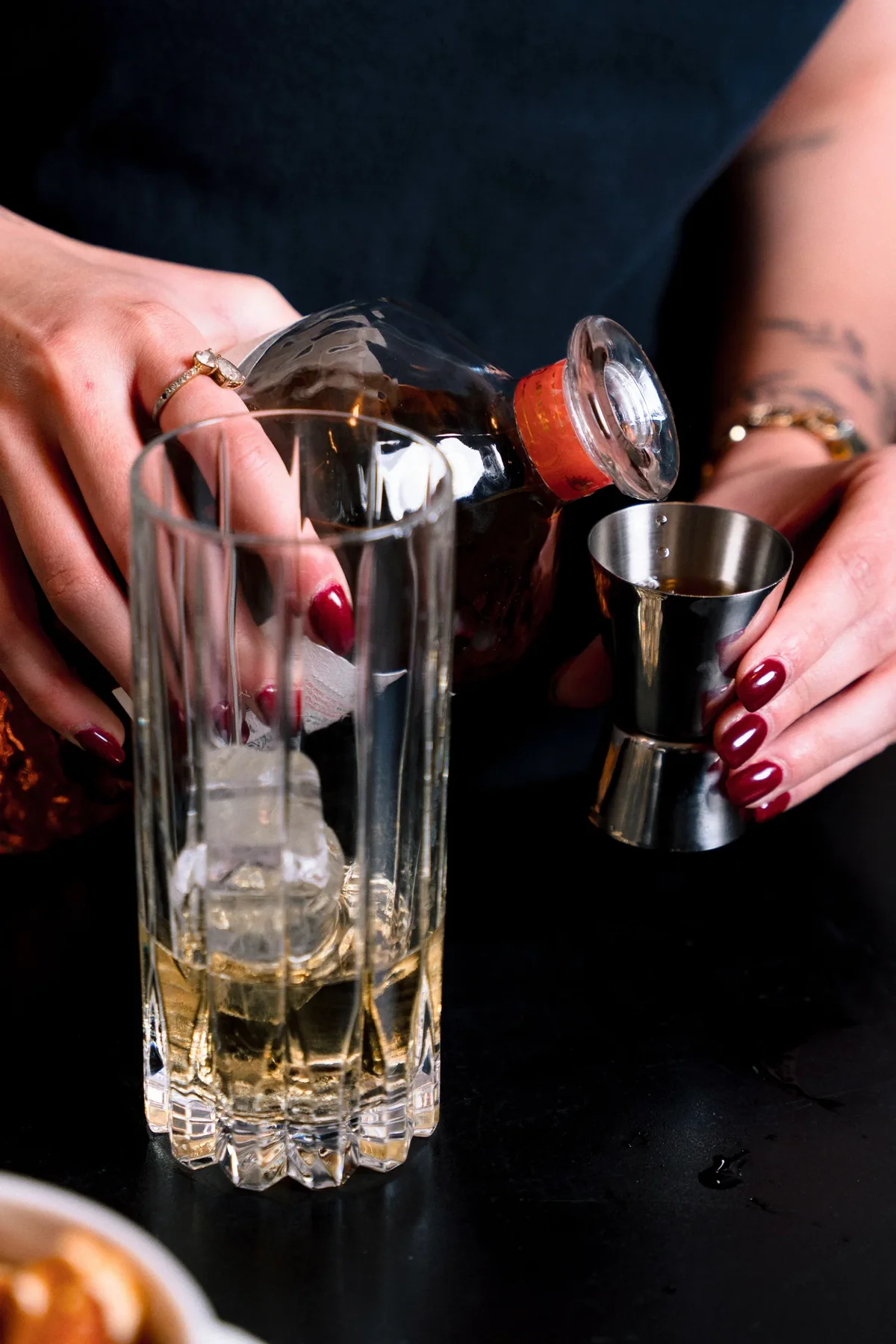 Cocktail préparé au moment du service